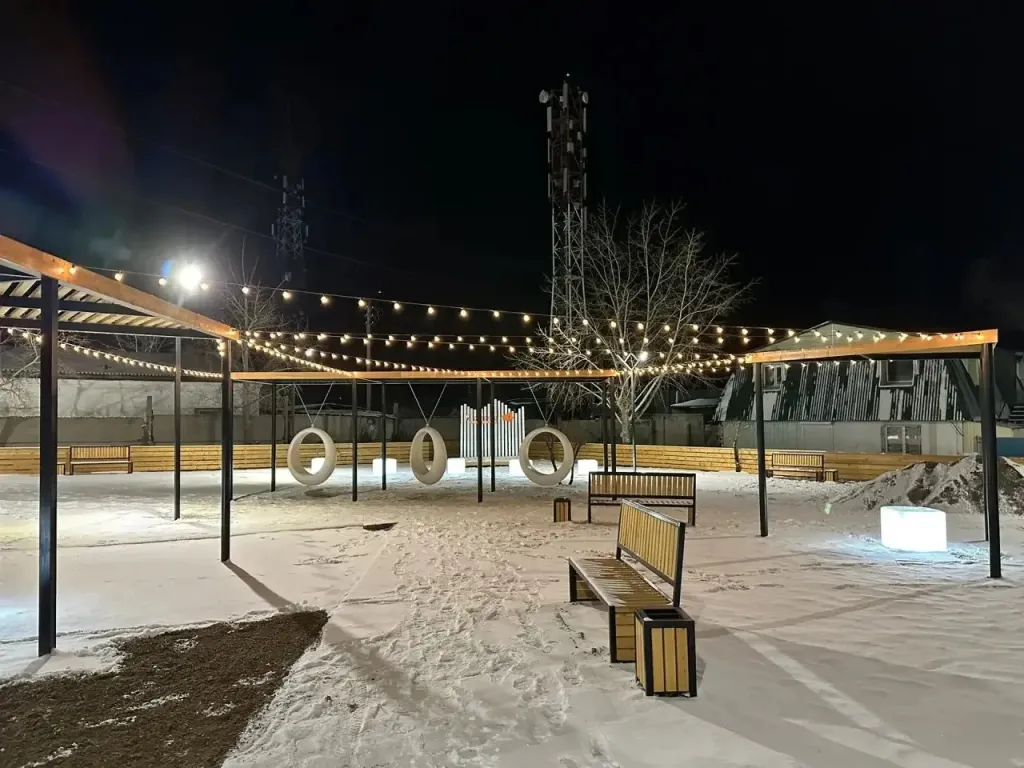 В Гусиноозёрске на месте пустыря открыли сквер «Молодёжный»